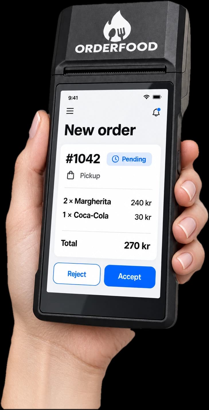 Maträtter från restauranger som använder OrderFood